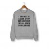 We All Know I'm Hilarious Sweatshirt IM17MA1