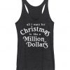 All I Want For Christmas Tanktop AL30A1