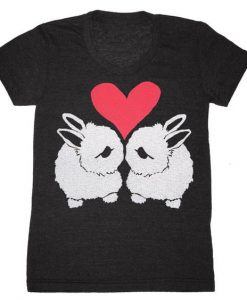 Bunny Love Womens T-Shirt SD12A1