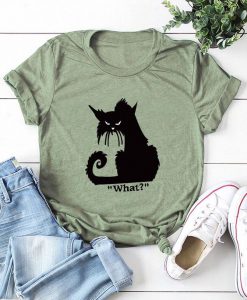 Cat What T-Shirt SR29A1