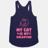 My Cat is My Valentine Tanktop AL23A1