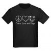 Peace Love and Dogs T-Shirt IM20A1