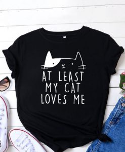 At Least Cat T-Shirt SR7M1