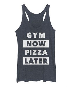 Gym Now Pizza Later Tank Top SR7M1