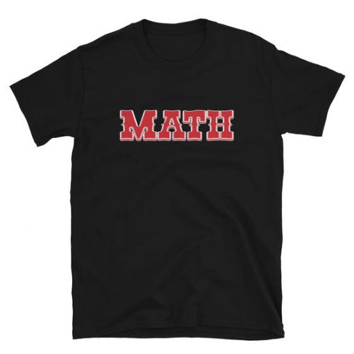 Math Teacher T-Shirt SR7M1