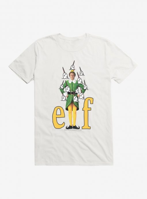 Elf Buddy Narwhal Icons T-Shirt