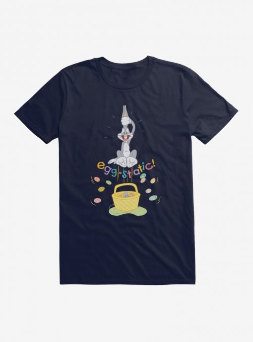 Looney Tunes Easter Bugs Bunny Egg Static T-Shirt