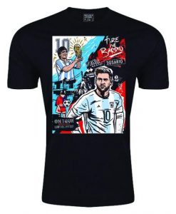 Argentina Messi And Maradona T-Shirt AL30J1