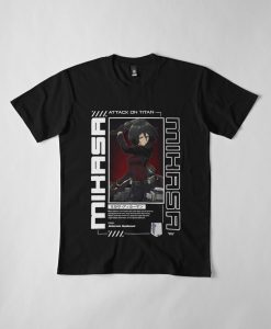 Mikasa Ackerman Streetwear T-Shirt AL17J1