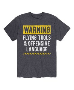 Warning Flying Tools T-Shirt AL27M2