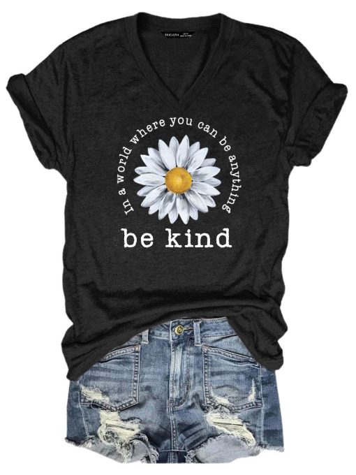 Sun Flower Be Kind T-Shirt AL21AG2