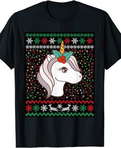 Ugly Christmas Unicorn T-Shirt AL21AG2