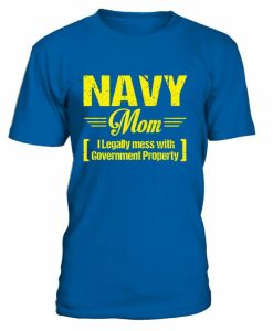 Navy Mom T-shirt