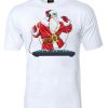 Christmas Santa Claus Singing Dj Red Punk T-shirt