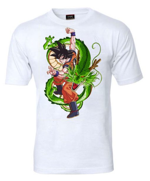 GOKU AND SHENG LONG ANIME T-SHIRT