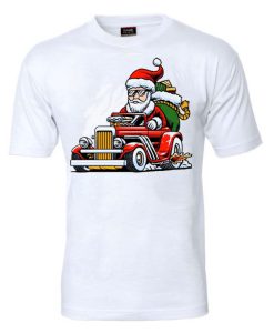 Hot rods santa claus T-shirt