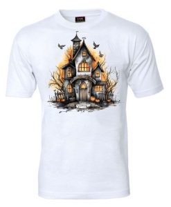 Watercolor Halloween House T-shirt