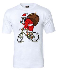 bike santa T-shirt