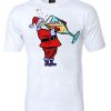 claus champagne drinks christmas T-shirt