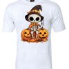 halloween spooky skeleton vintage T-shirt