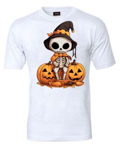 halloween spooky skeleton vintage T-shirt