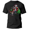 skateboarding santa claus T-shirt