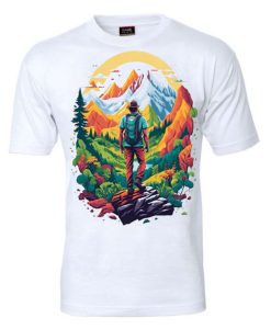 trekker in the lush forest T-shirt
