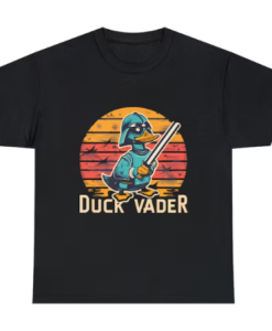 Duck Darth Vader Funny T-shirt Hd