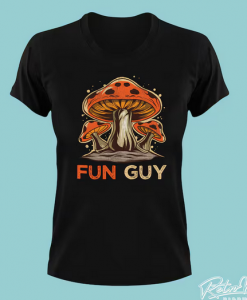 Fun Guy Funny Vintage Mushroom T-shirt HD