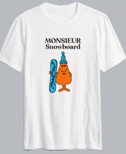 Monsieur Snowboard T-Shirt HD