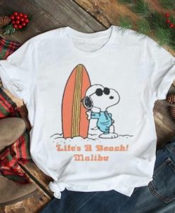 Snoopy Life’s A beach malibu T-shirt HD