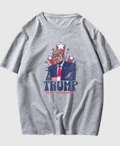 Trump Never Backs Down Retro Stars Donald Trump T-Shirt HD