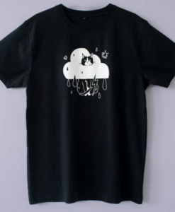 Rain Cloud Cat T-Shirt HD